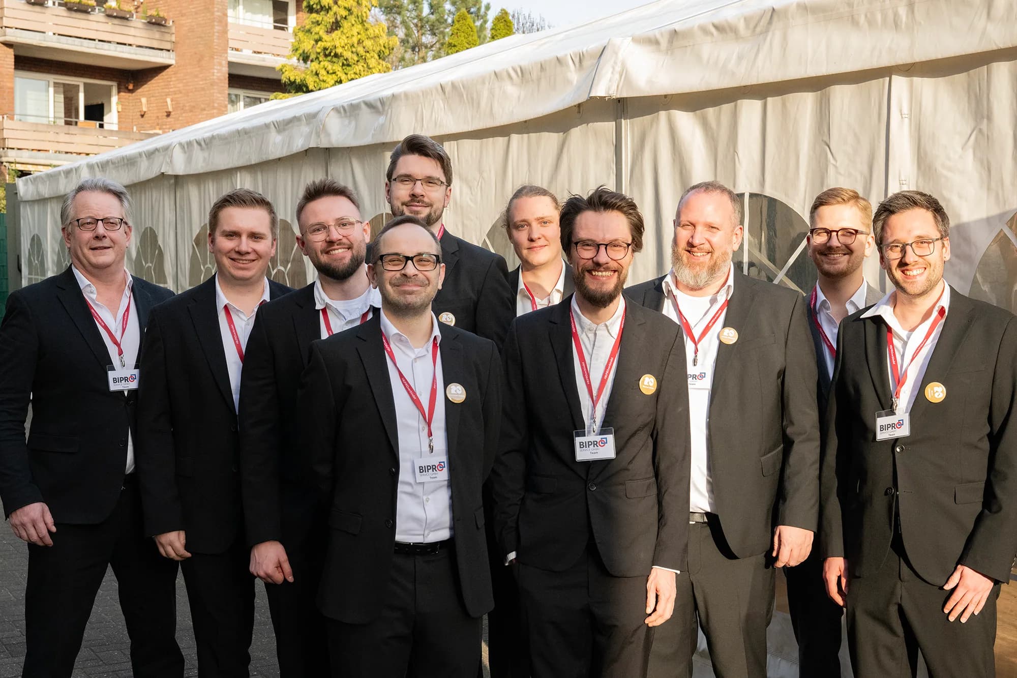 Team der BIPRO Service GmbH beim Jubiläum